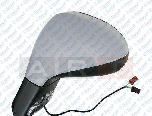 ART M012.2068 Dis Dikiz Aynasi Elektrikli Isitmali Astarli Kol Sinyalli Sol Peugeot 207 06-12